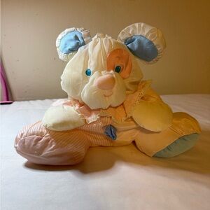 Fisher-Price Pastel Plush Bear in Pink, Yellow & Blue